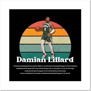 Damian Lillard Vintage V1 Posters and Art